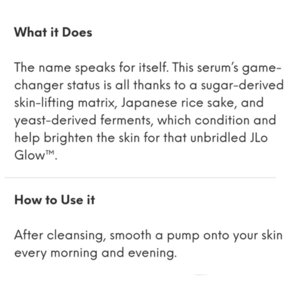 ✨️ That J-Lo Glow Brightening & Firming Serum - Picture 2 of 2